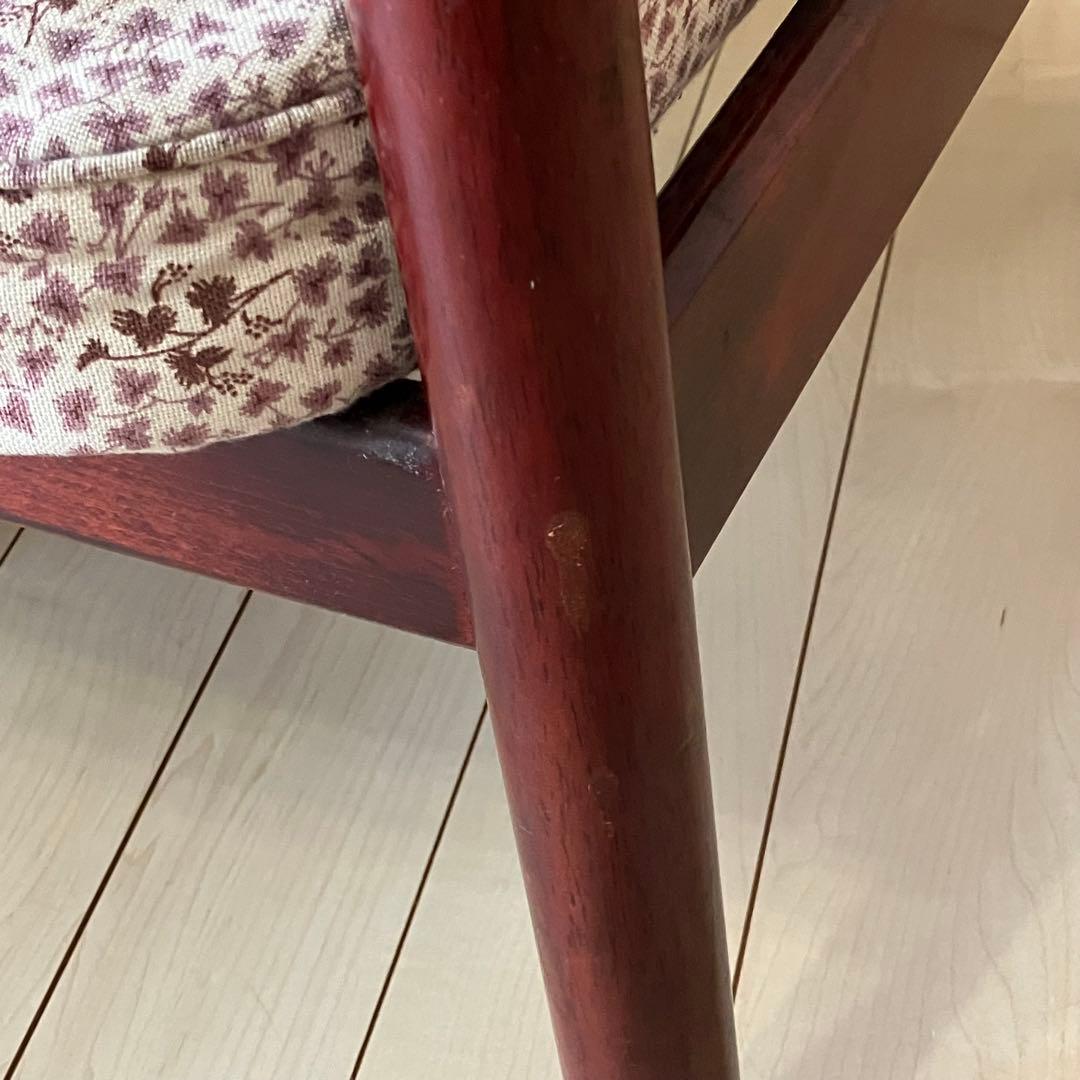 カリモク Karimoku シングルソファ 和風 ヴィンテージ アンティーク調