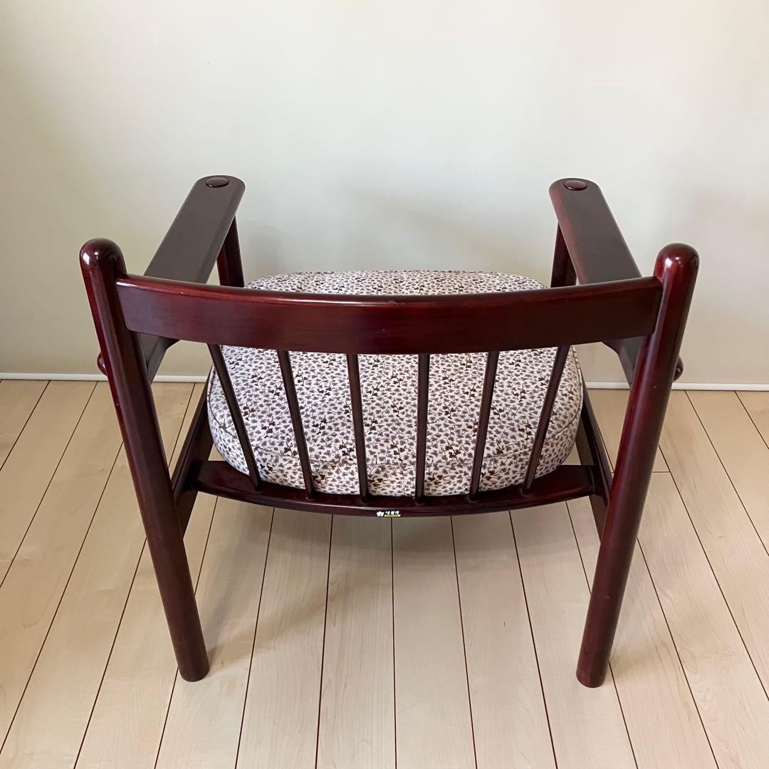 カリモク Karimoku シングルソファ 和風 ヴィンテージ アンティーク調