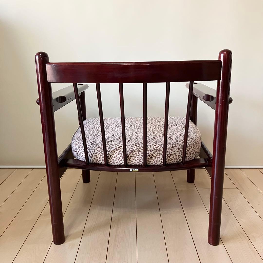 カリモク Karimoku シングルソファ 和風 ヴィンテージ アンティーク調