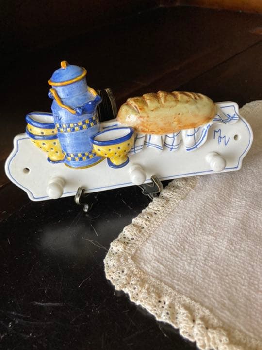 専用ページフランス♧ヴィンテージキッチンツールペグ♧M＆M作家サインi