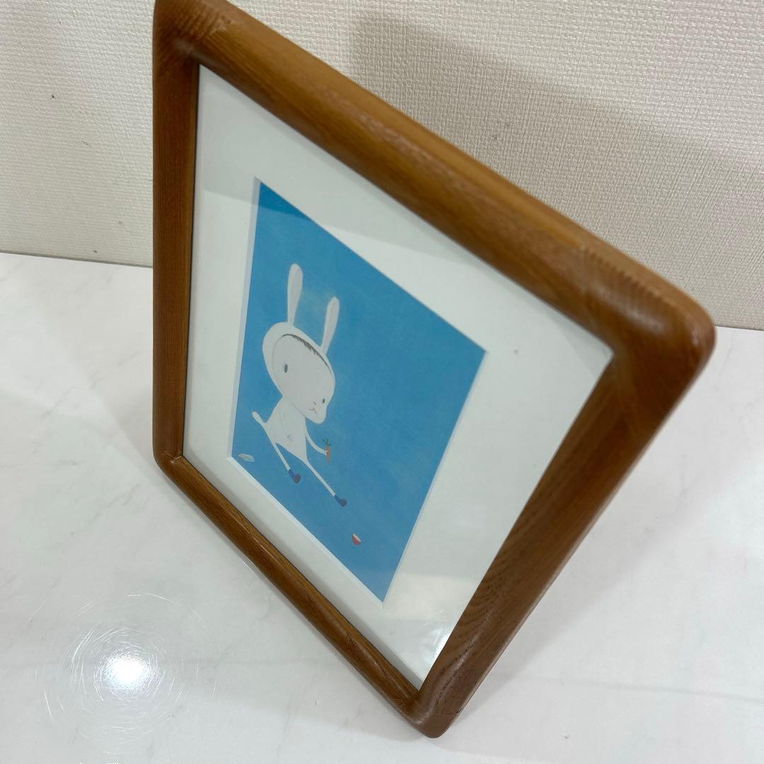 額装　奈良美智　ポスター　うさぎ