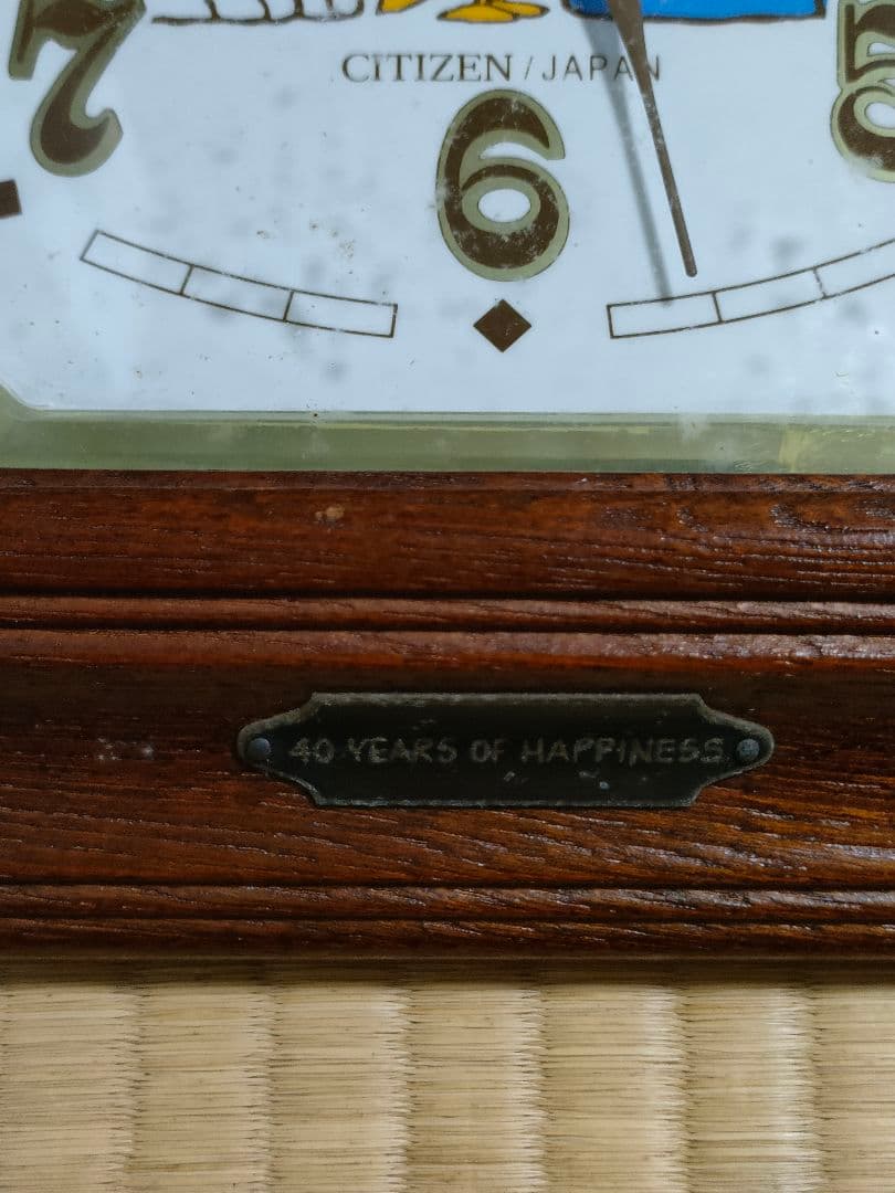 スヌーピー　ピーナッツ　掛け時計　40周年記念