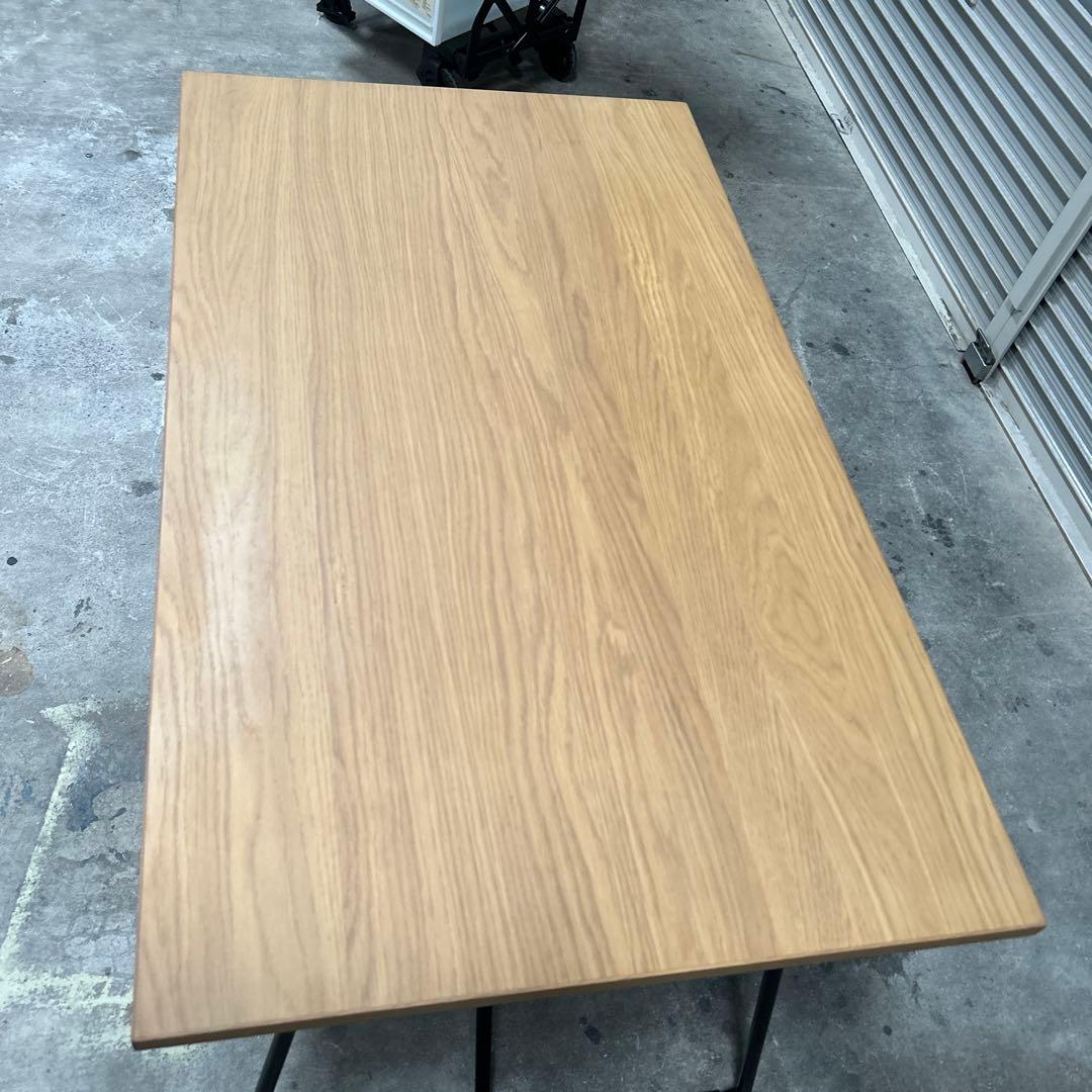 無印良品/MUJI 折りたたみテーブル 幅120cm オーク材 ナチュラル