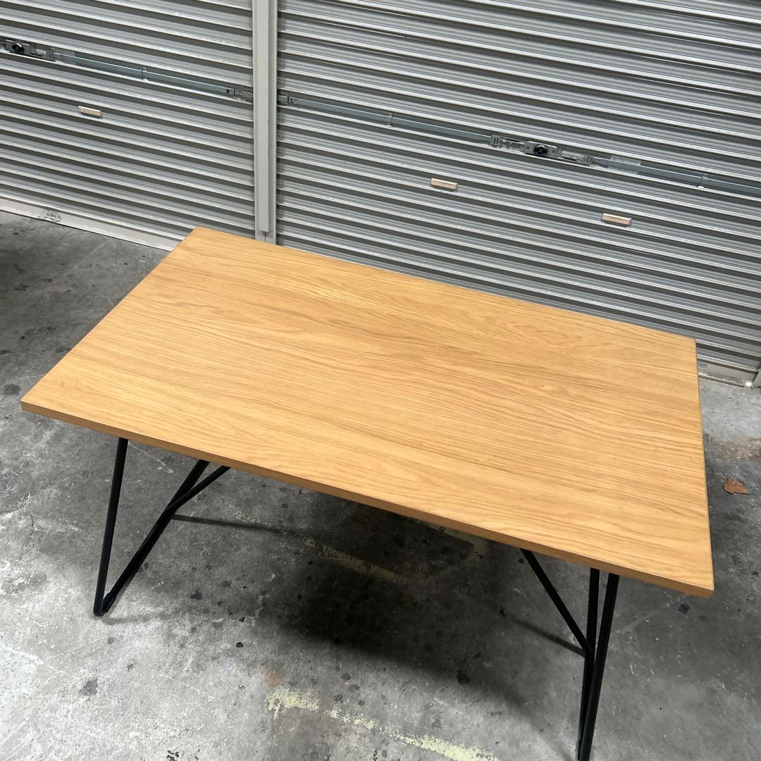 無印良品/MUJI 折りたたみテーブル 幅120cm オーク材 ナチュラル