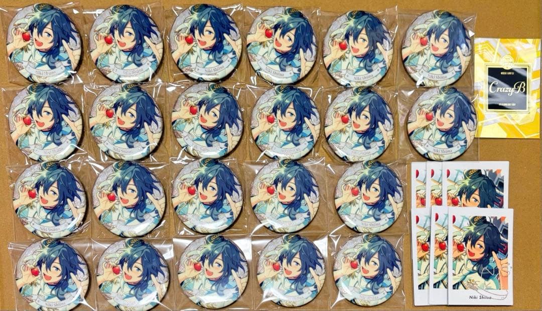 あんスタ 椎名ニキ 缶バッジ 花の契約 ぱしゃっつP.A.shots!!笑門来福