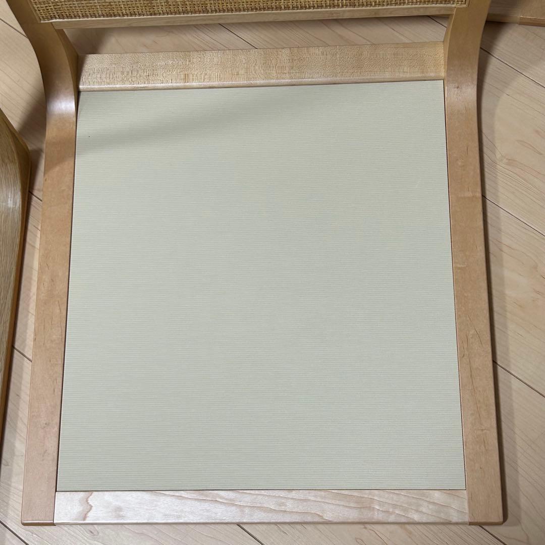 天童木工 TENDO 座椅子 ラタン 4脚