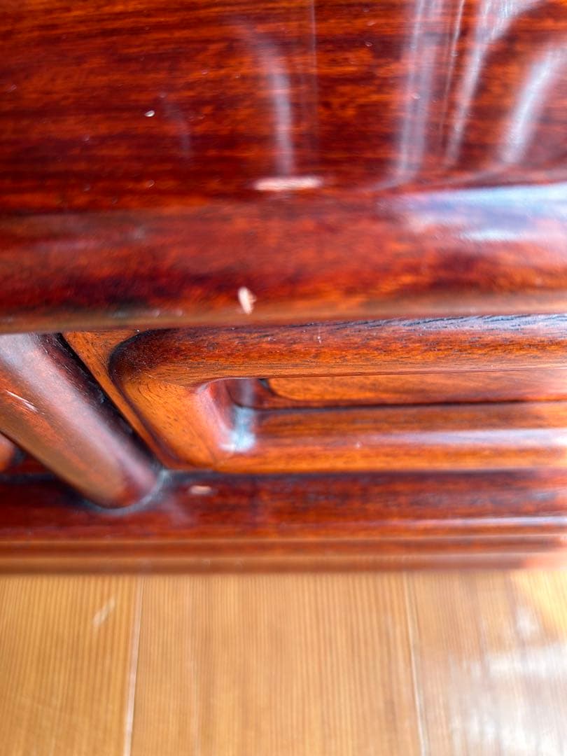 茶箪笥、飾り棚、茶棚、紫檀黒檀、アンティーク、レトロ、和風サイドボード、和食器棚