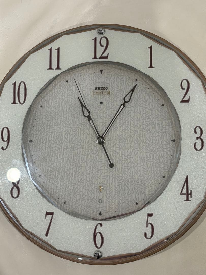 SEIKO EMBLEM HS524A セイコー エンブレム ホワイト 掛時計