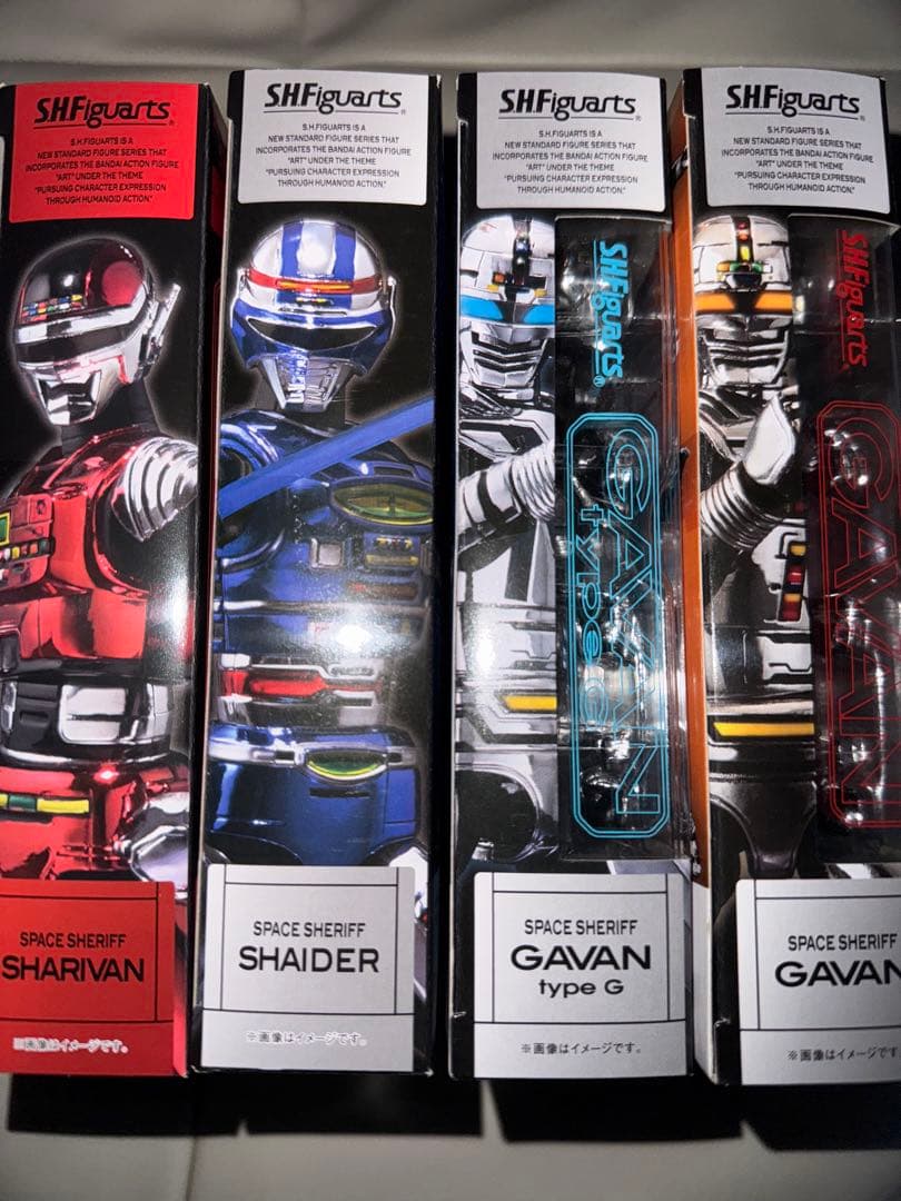 S.H.Figuarts 宇宙刑事4体セット
