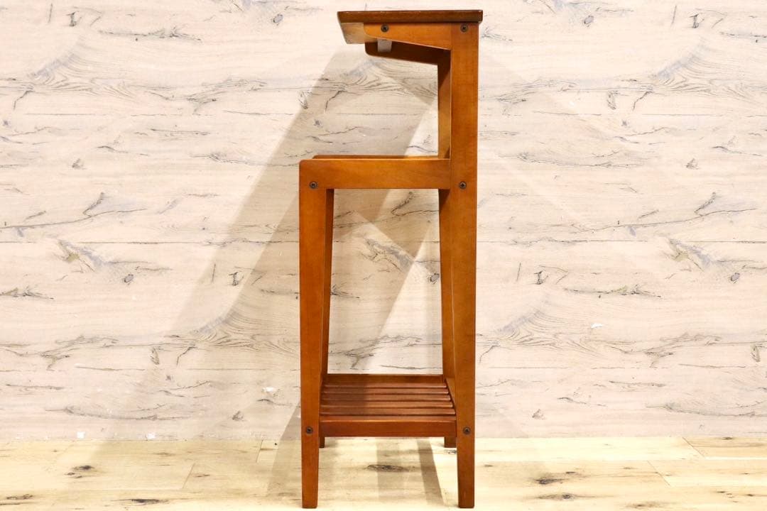 GMIK361○karimoku / カリモク オールドカリモク 電話台 花台