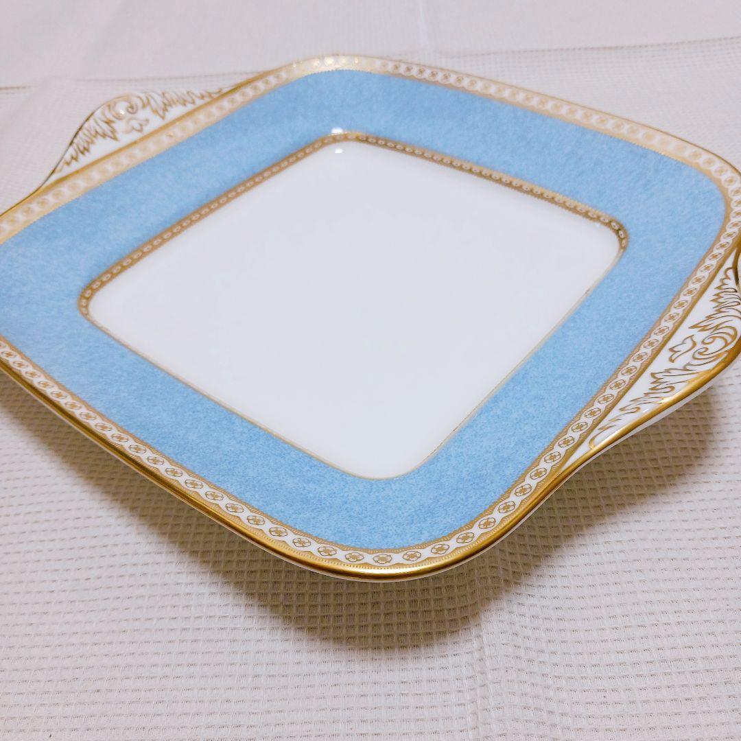 【希少品】新品未使用　ウェッジウッド　ユーランダーパウダーペールブルー　プレート