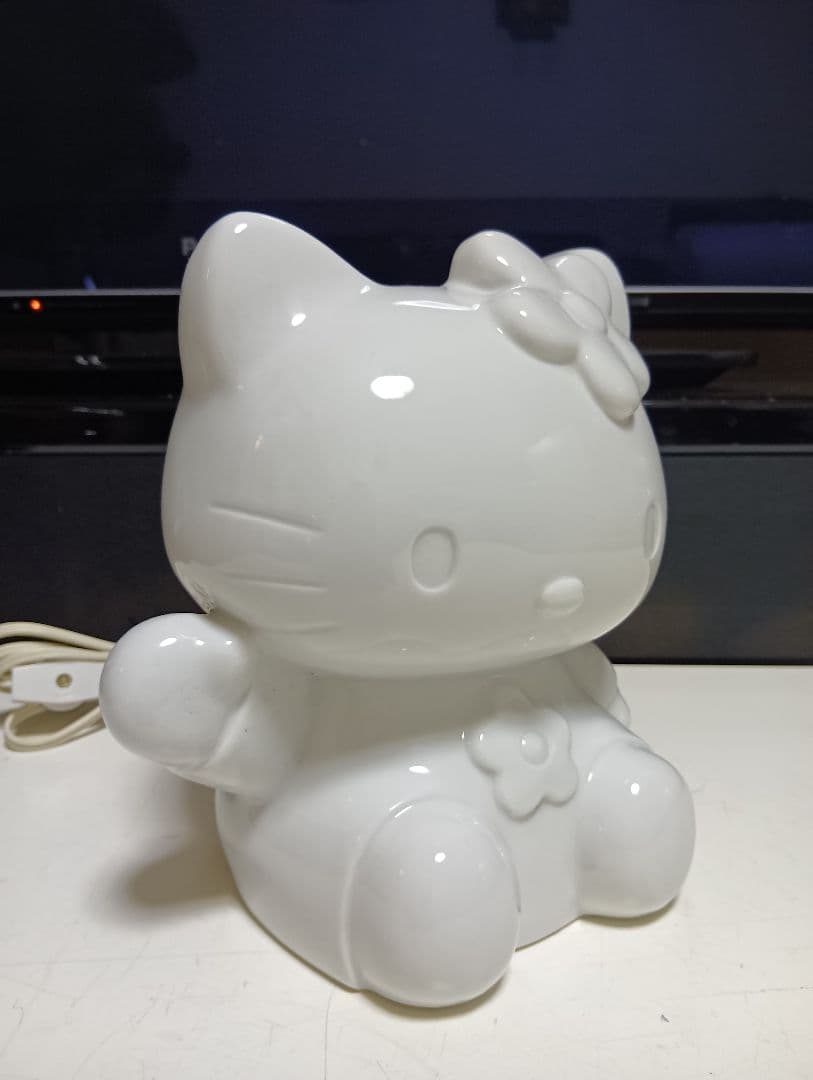 1998年　サンリオ　オフィシャル　ハローキティ　陶器製　セラミック　ライト