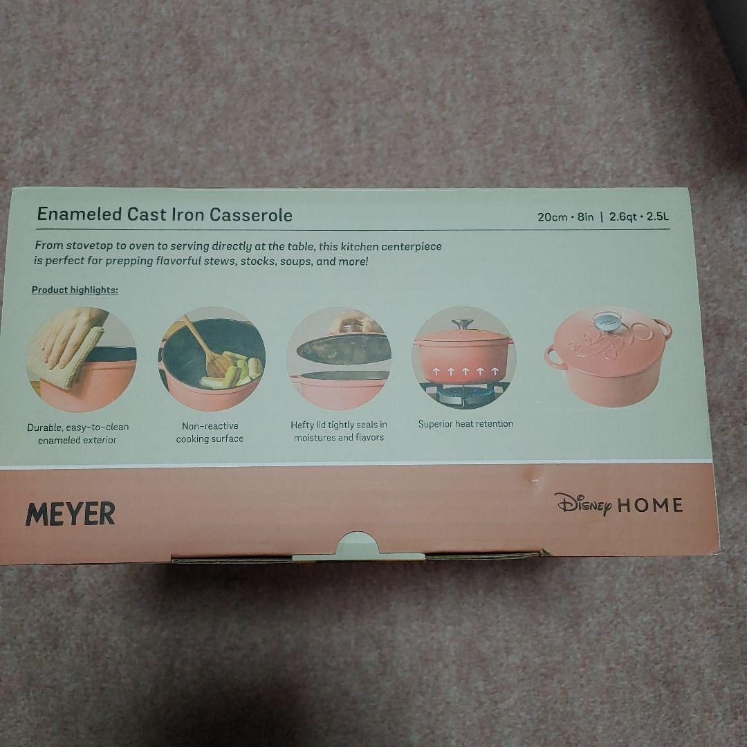 Mickey Mouse キャストアイアン両手鍋 20cm 2.5L