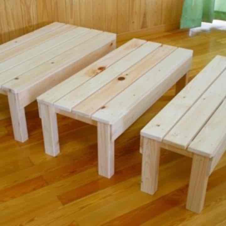 手作り家具 小物 すのこ台など