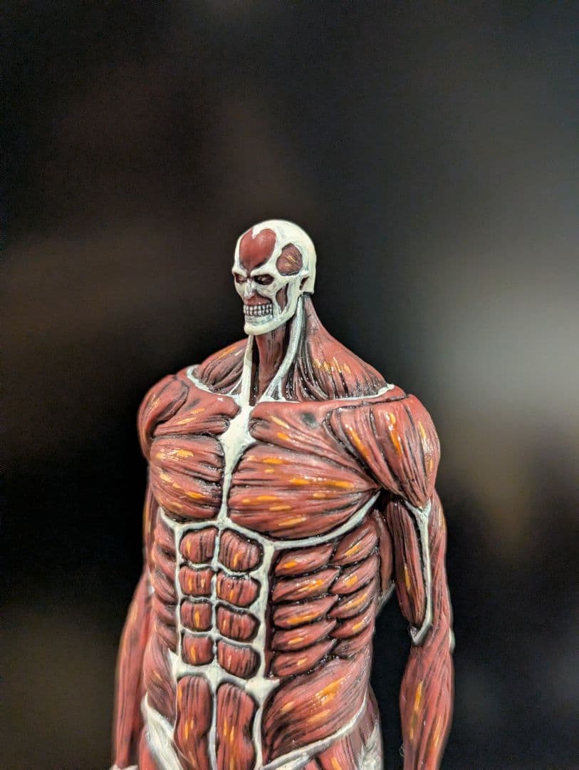 進撃の巨人　地ならしフィギュア5種セット　リペイント