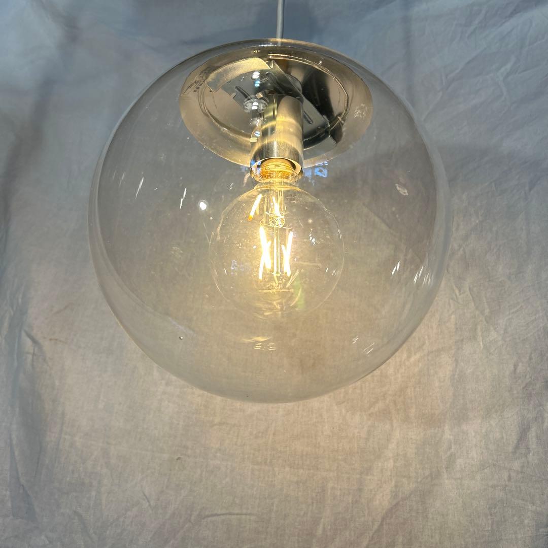 ミッドセンチュリー　ガラス　ペンダントライト　ナショナル　照明　昭和レトロモダン