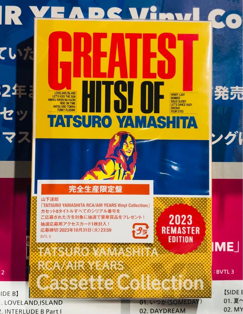 山下達郎 LP BOXイラスト入りカセット収納ケース 全8タイトル付！ 稀少