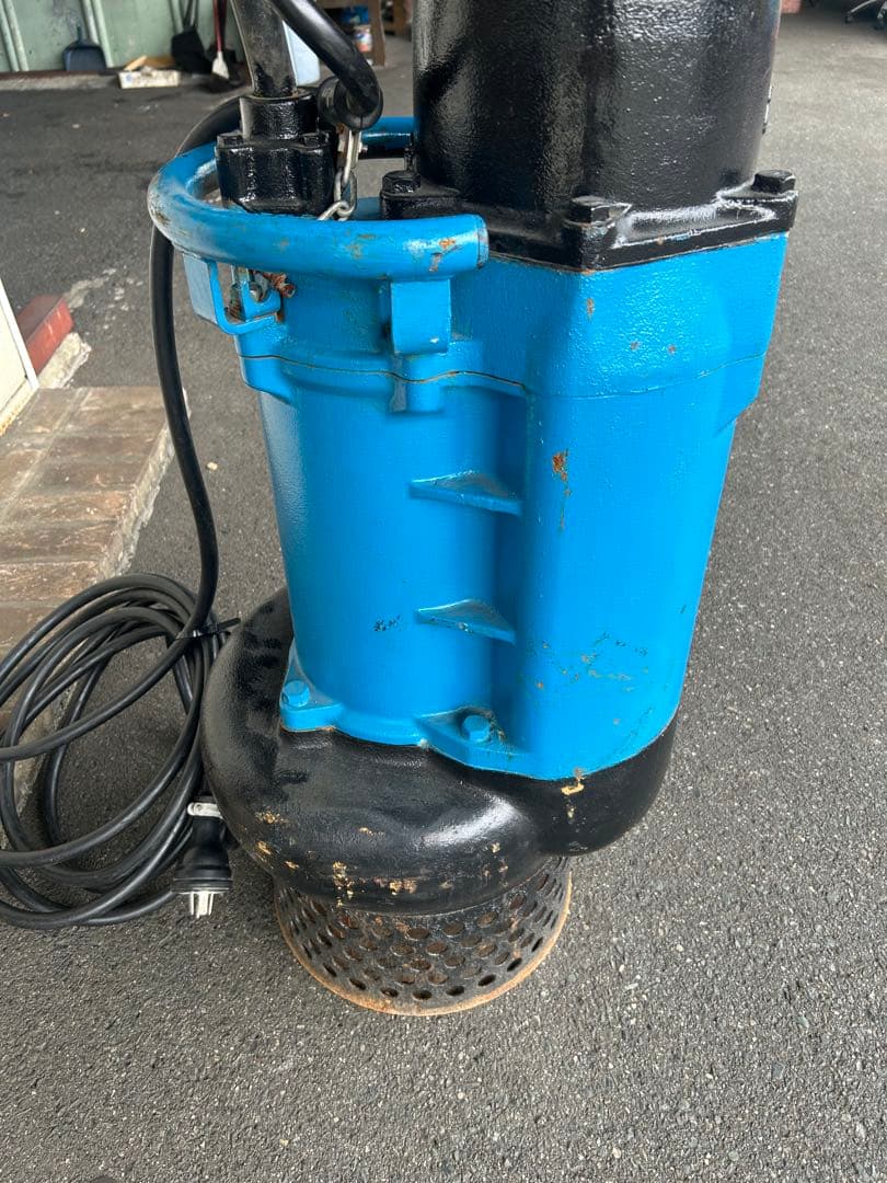 K1ツルミ一般工事排水用水中ポンプKRS-85.5 200V 50Hz 5kW5