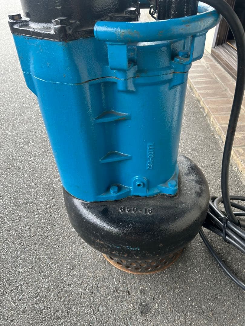 K1ツルミ一般工事排水用水中ポンプKRS-85.5 200V 50Hz 5kW5