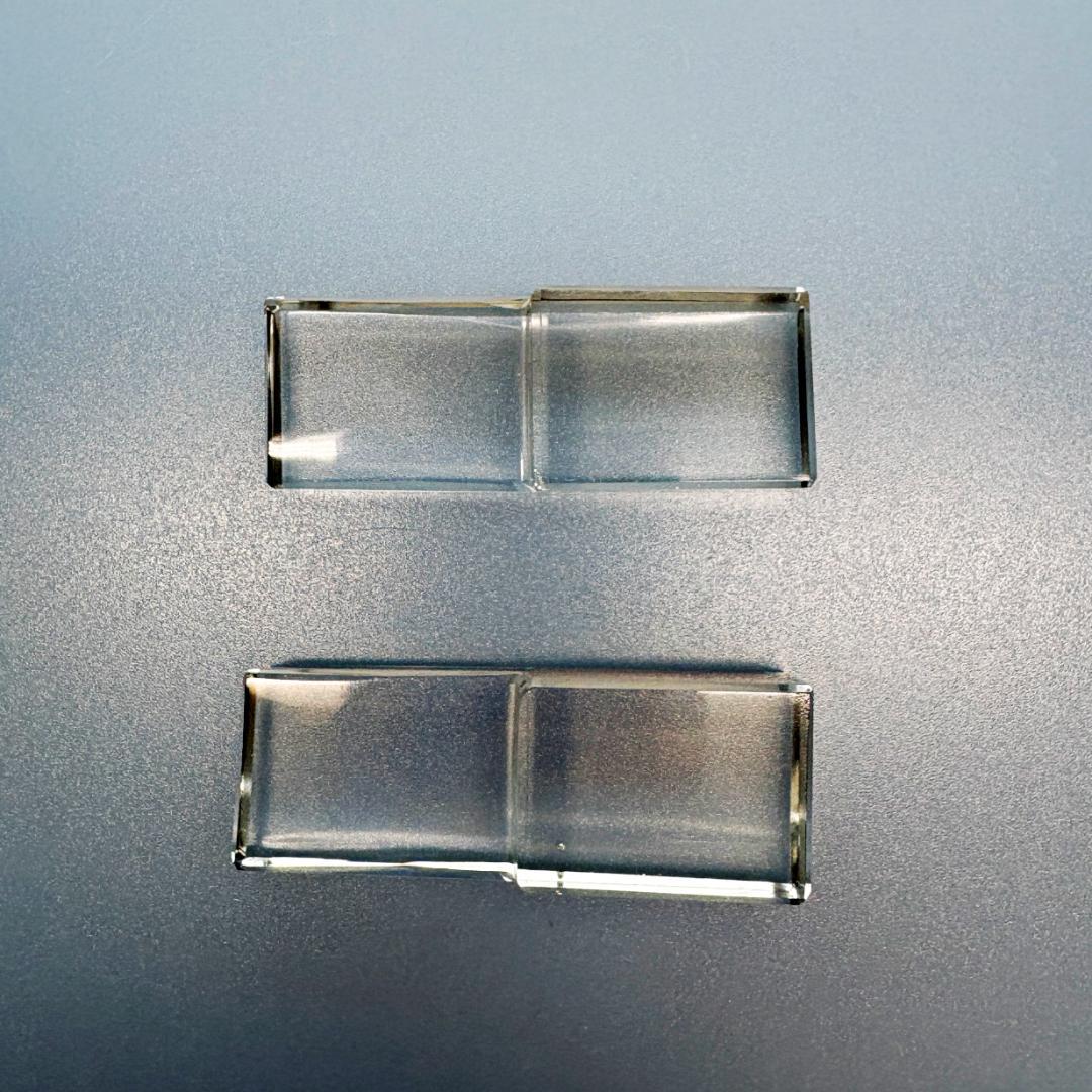 【訳あり】バカラ ナイフレスト 2本 ペア セット クリスタル ホルダー 箸置き