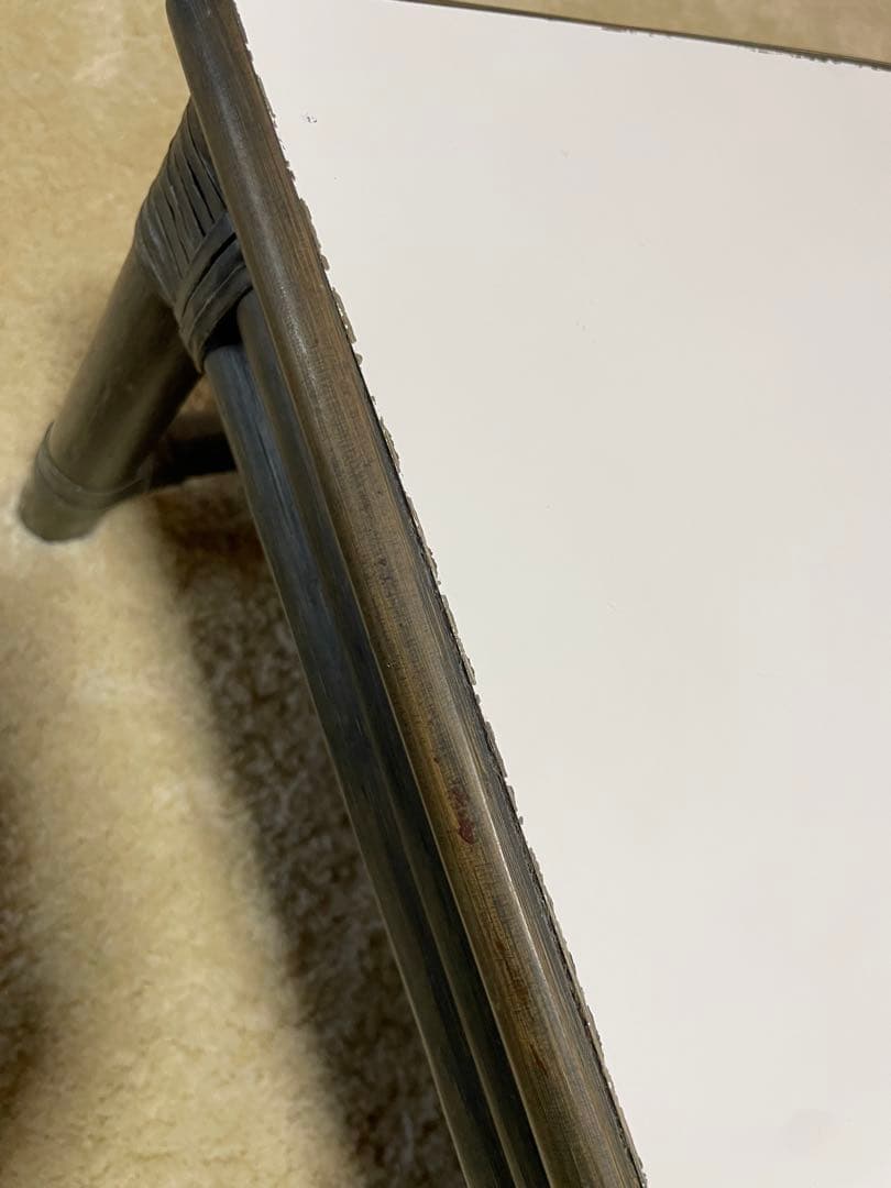 美品　CASABLANCA カサブランカ　センターテーブル　ラタンテーブル