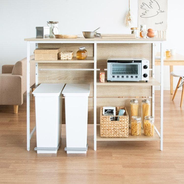 キッチンカウンターテーブル サルース ナチュラル [6062]