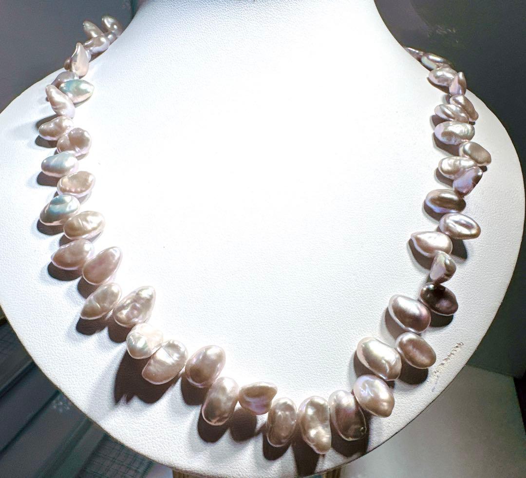 ペタル淡水パールネックレスNO25-2294