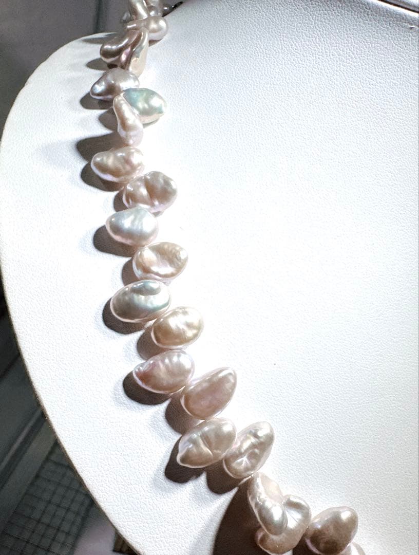 ペタル淡水パールネックレスNO25-2294