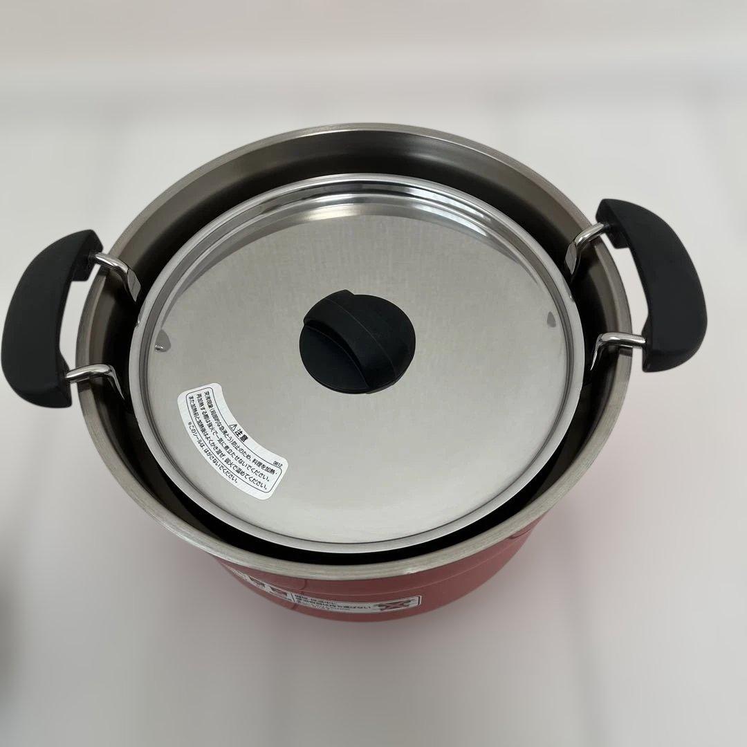 【未使用品】THERMOS 真空保温調理鍋 シャトルシェフ　赤