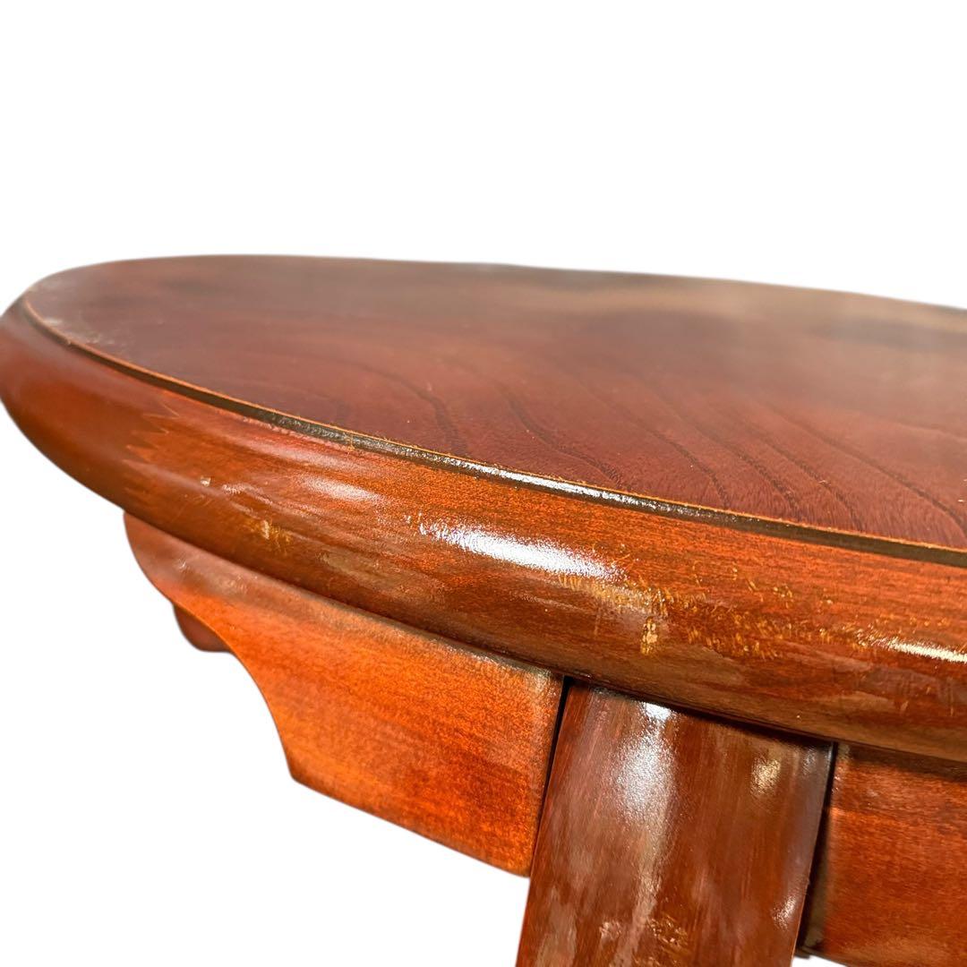 HR896 木目が素敵な円卓　ちゃぶ台　卓　座卓　ラウンドテーブル　丸