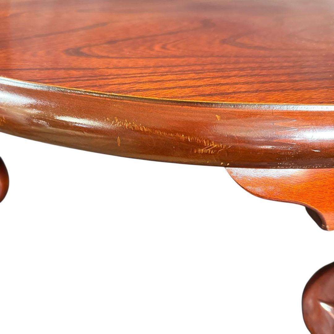 HR896 木目が素敵な円卓　ちゃぶ台　卓　座卓　ラウンドテーブル　丸