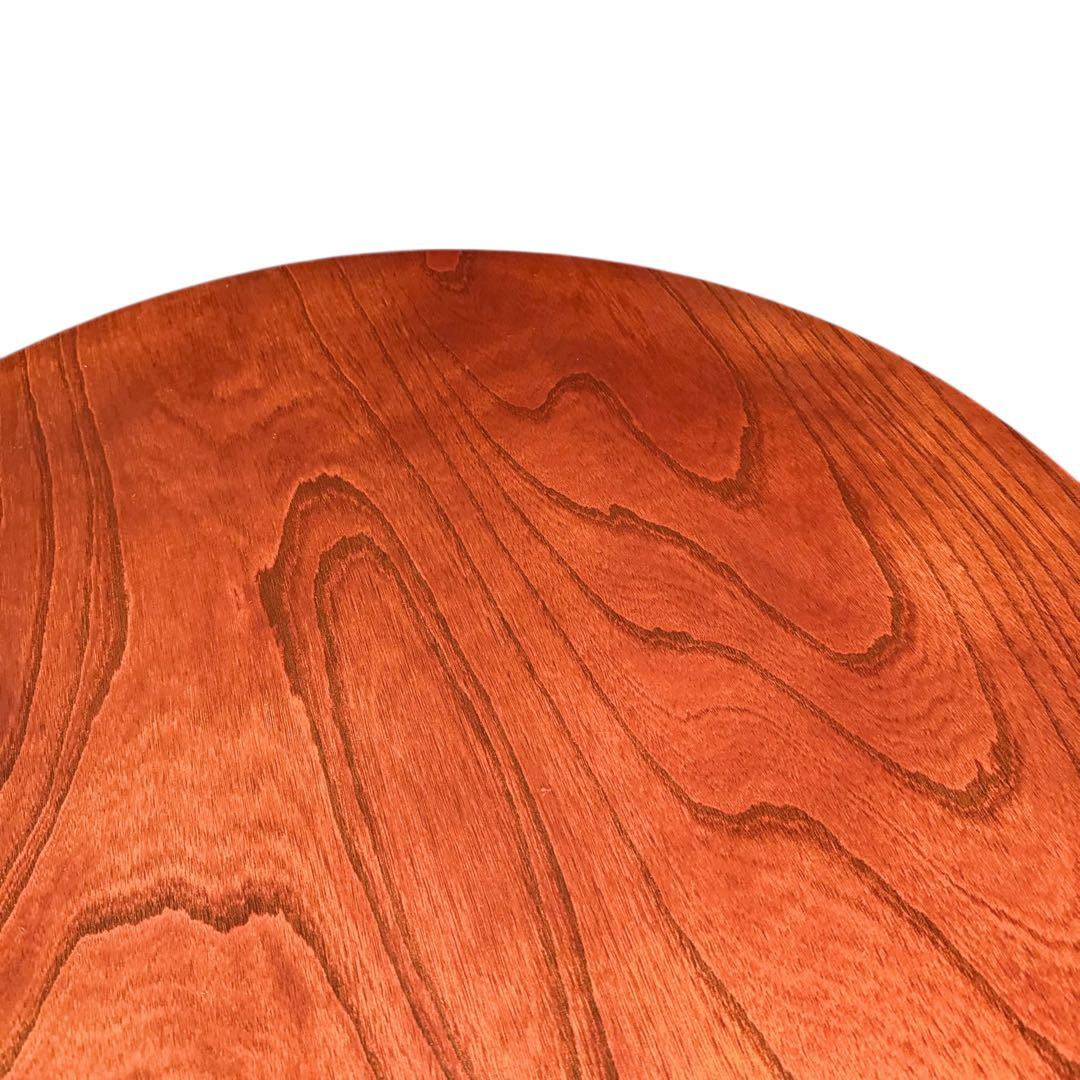 HR896 木目が素敵な円卓　ちゃぶ台　卓　座卓　ラウンドテーブル　丸