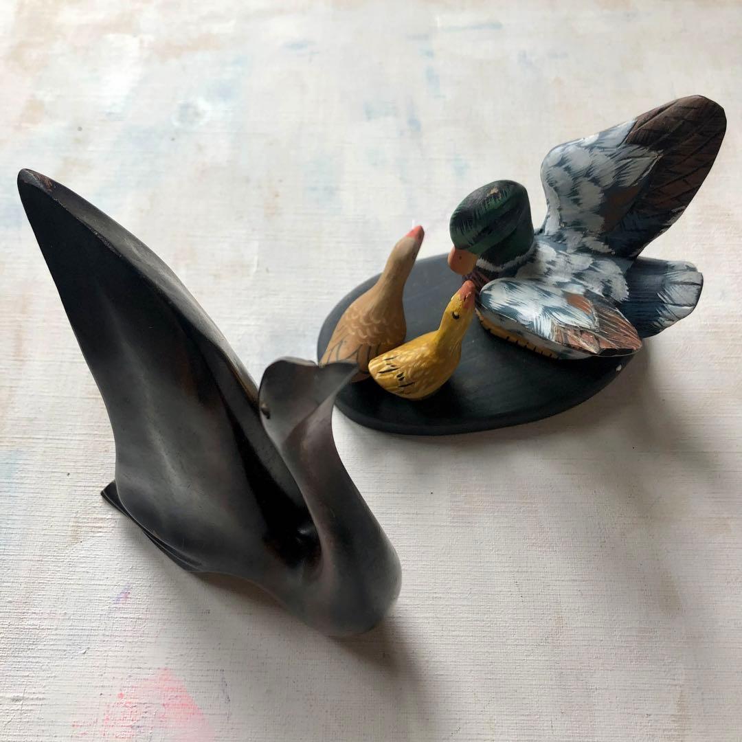 ⭐︎鳥の置物　2体