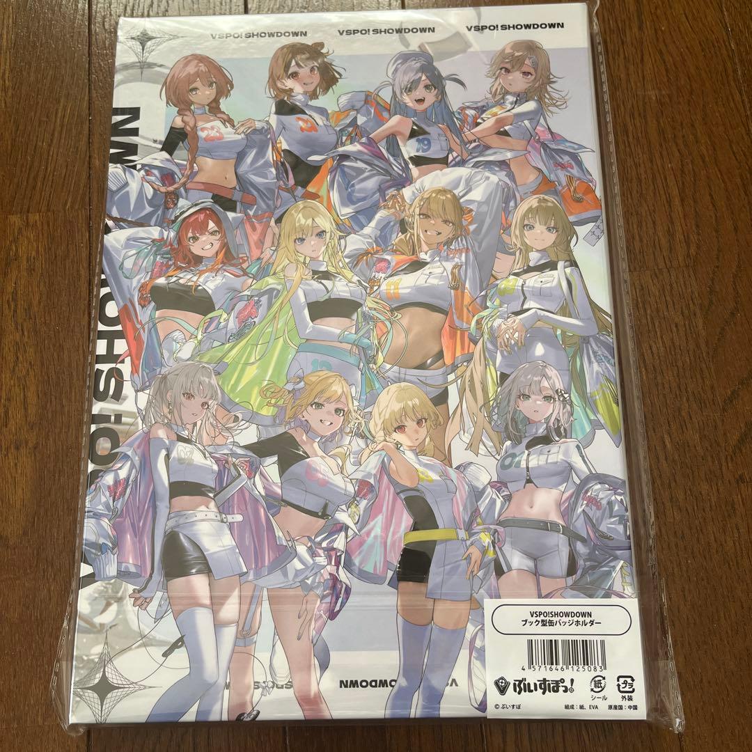 ぶいすぽっ！ VSPO!SHOWDOWN ブック型缶バッジホルダー - メルカリ