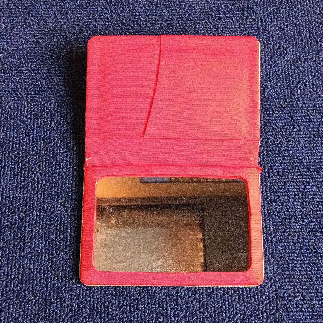 若菜君子　刺繍デザイン　エチケットミラー　鏡　宝塚　レトロ