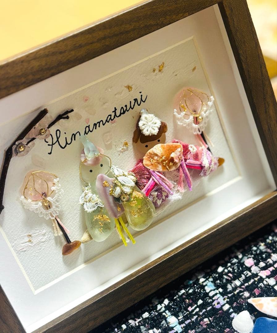 シーグラスアート〜桜咲くひなまつり〜№02 ひな祭り縁起- Mercari代購