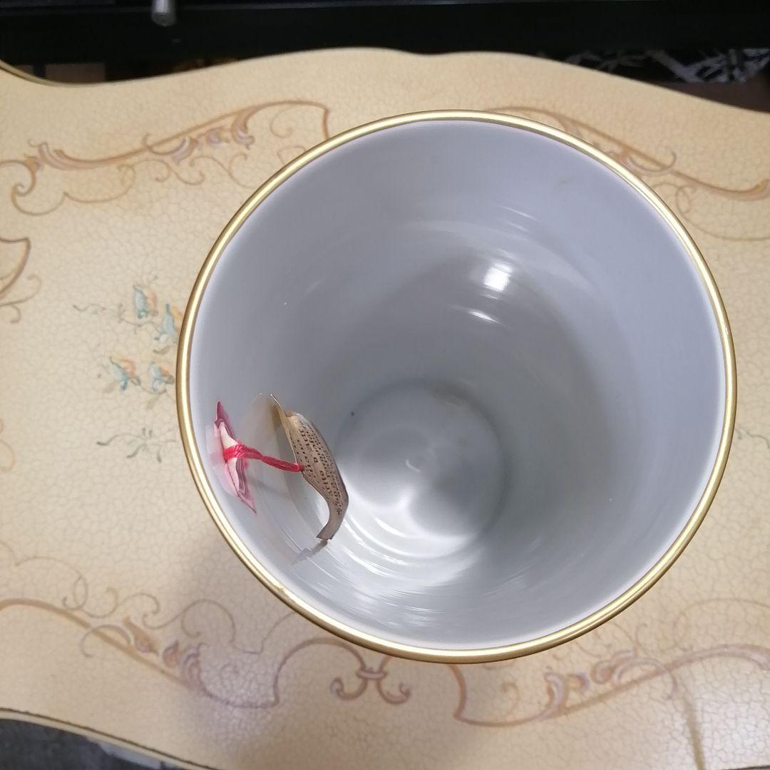イタリア アートモルベッリ 花瓶 金彩 金蝕 陶磁器 - メルカリ
