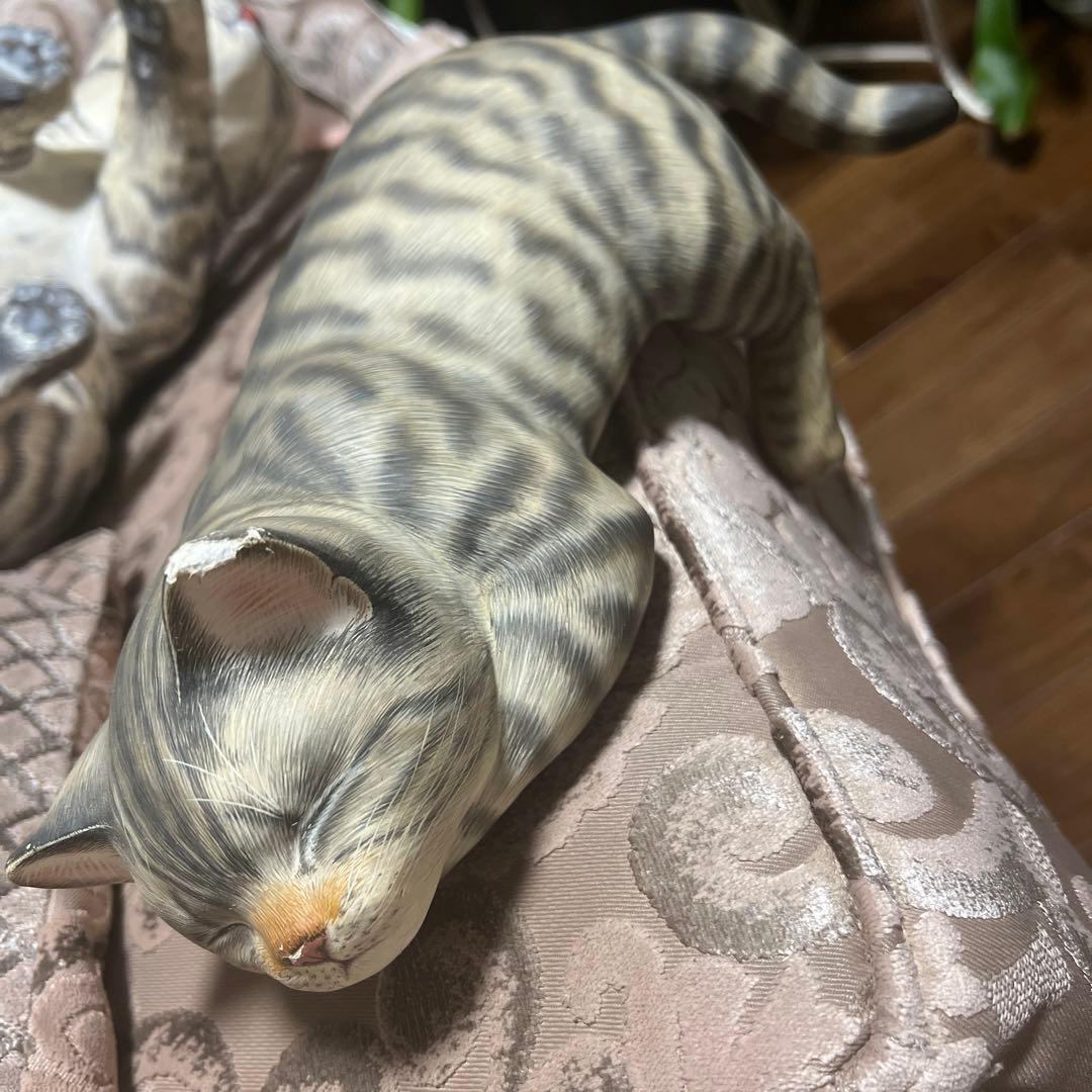 宮地乃梨子さん作の張子の可愛い猫貴重 - メルカリ