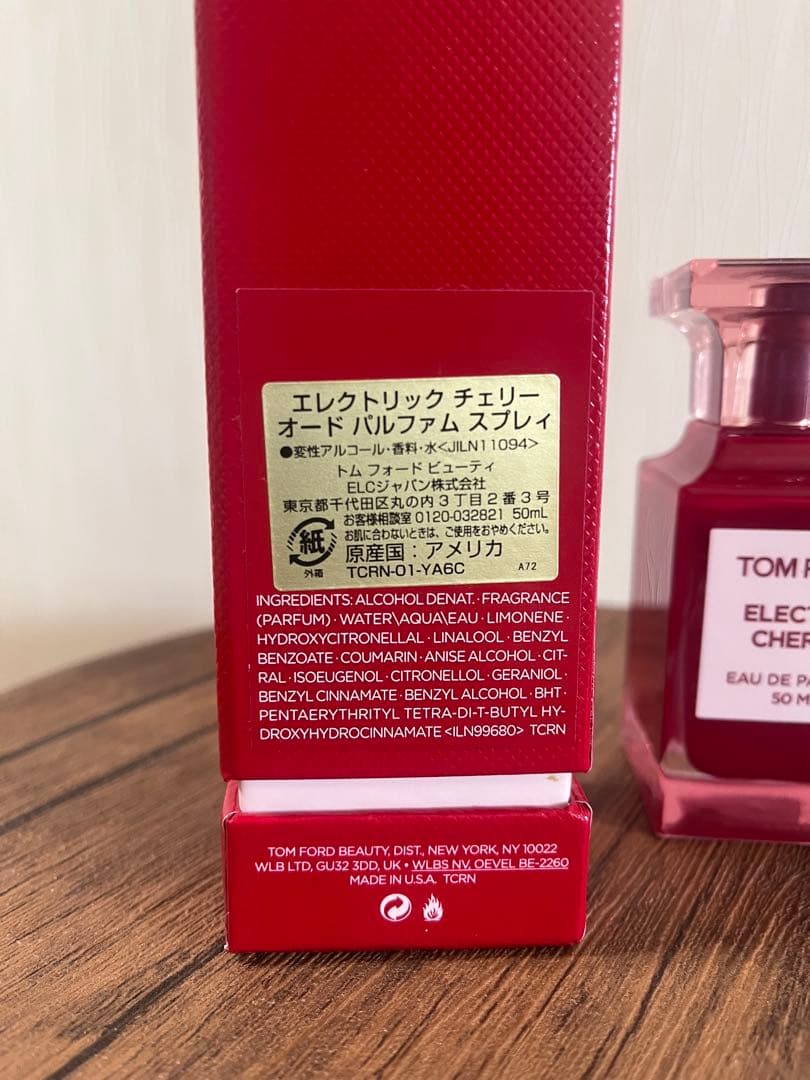 香水(女性用) TOM FORD ELECTRIC CHERRY 50mL