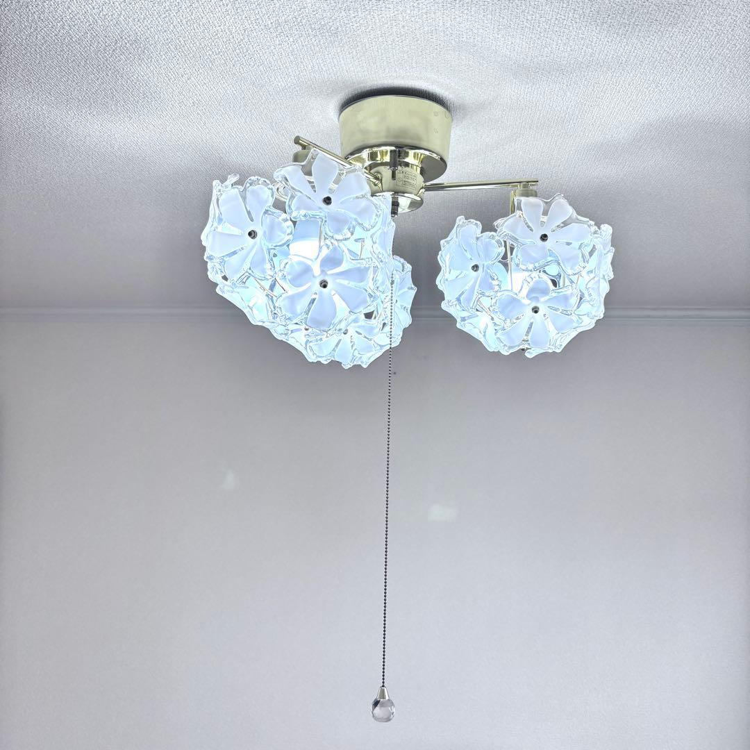 キシマ KISHIMA シーリングライト 3灯 シャンデリア GEM-6901