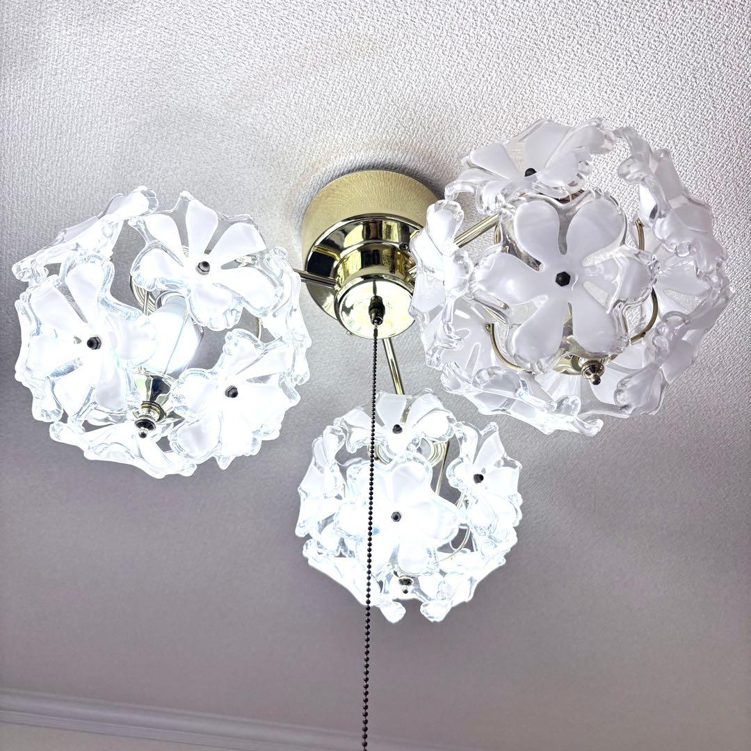 キシマ KISHIMA シーリングライト 3灯 シャンデリア GEM-6901