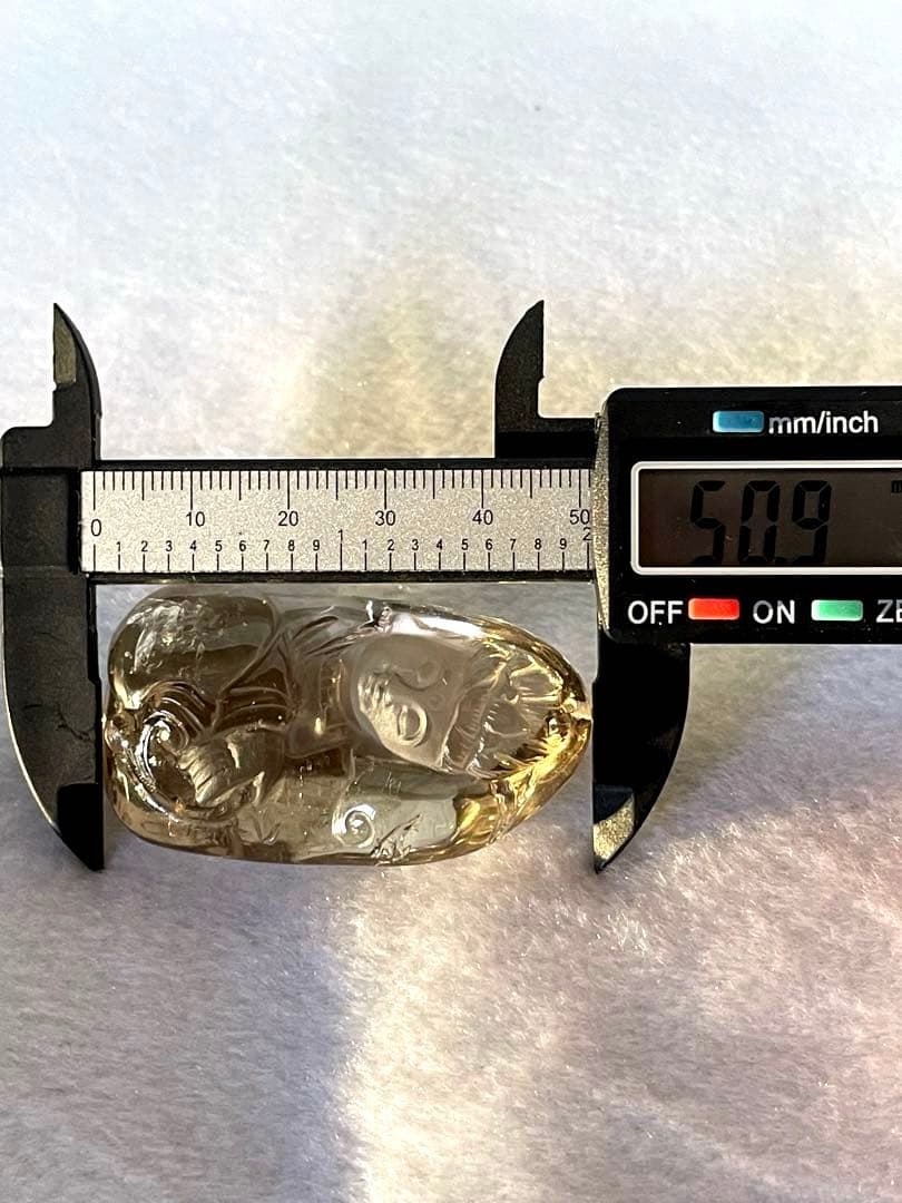 水入り☆スモーキークォーツ☆観音様