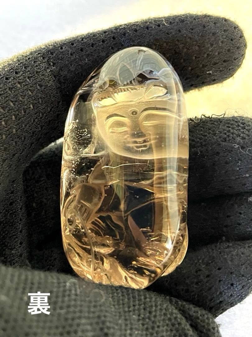 水入り☆スモーキークォーツ☆観音様