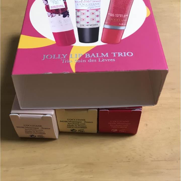ロクシタン 限定！ジョリー リップバーム トリオ