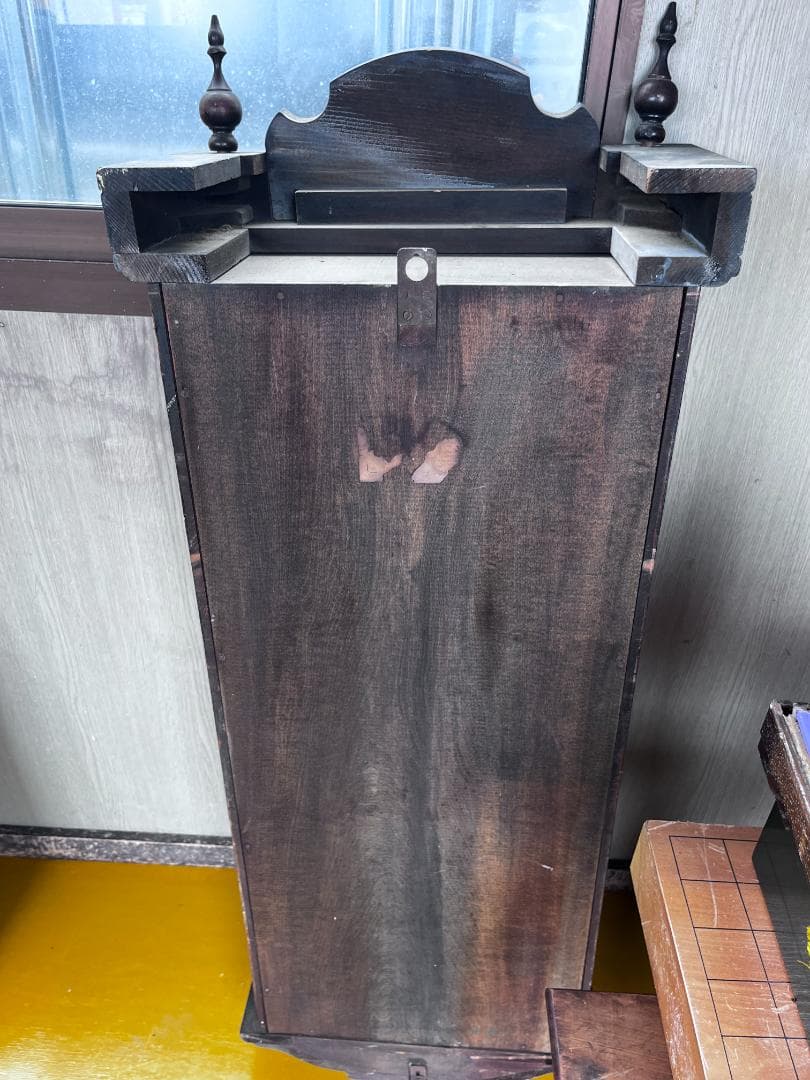 木製柱時計 ダークブラウン 特別製造