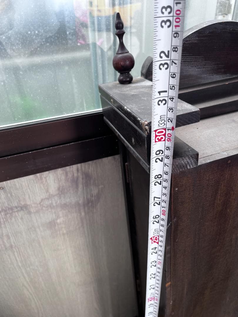 木製柱時計 ダークブラウン 特別製造