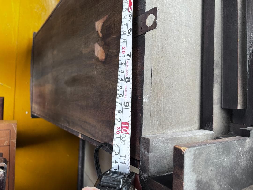 木製柱時計 ダークブラウン 特別製造