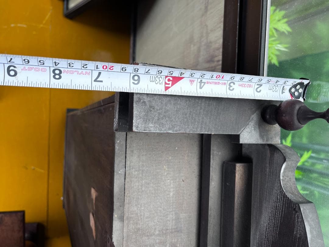 木製柱時計 ダークブラウン 特別製造