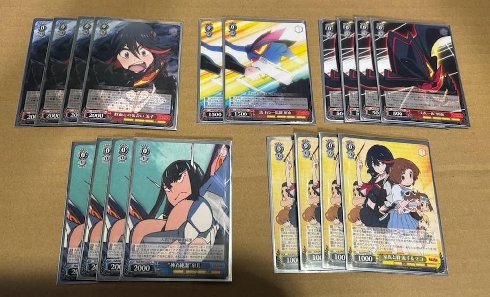 WS キルラキル 4扉4ストブ ガチ構築 デッキ ヴァイスシュヴァルツ