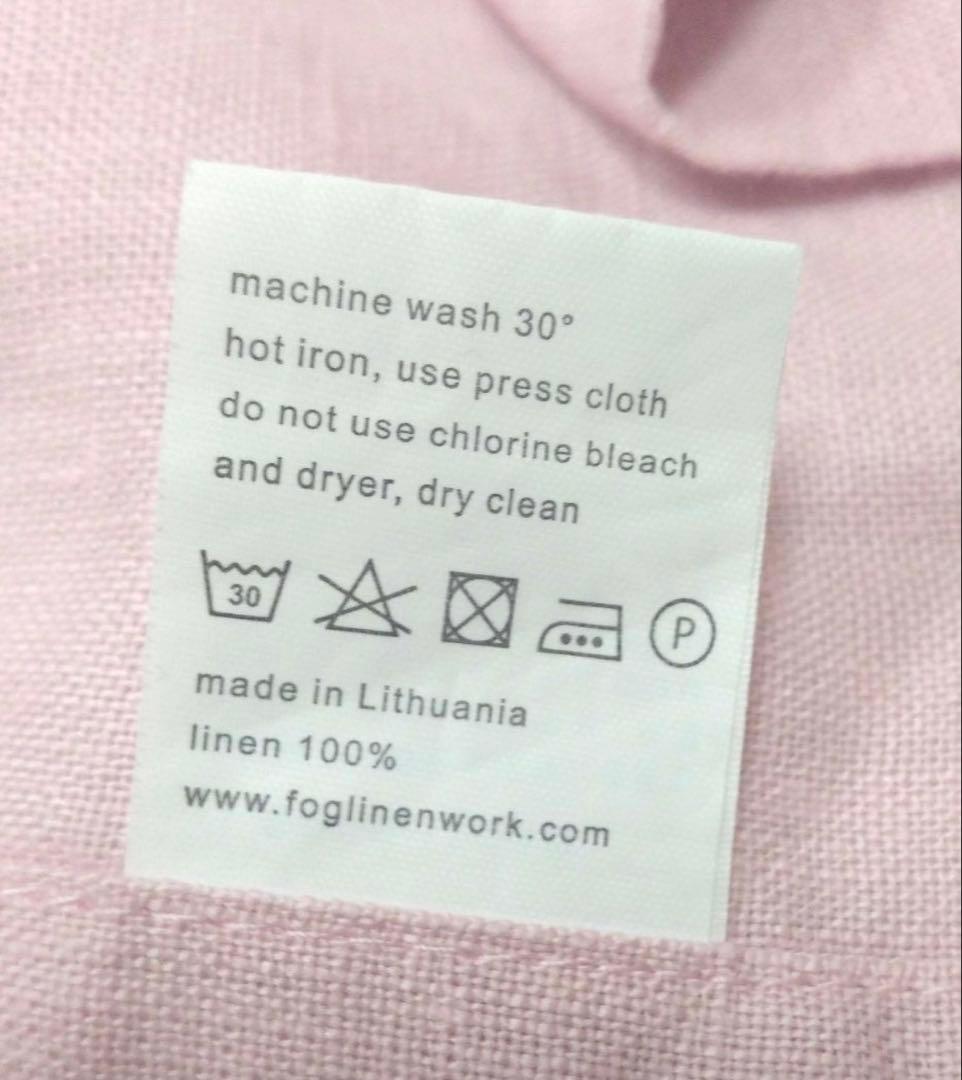 完売色 リネンフルエプロン ローズテ fog linen work